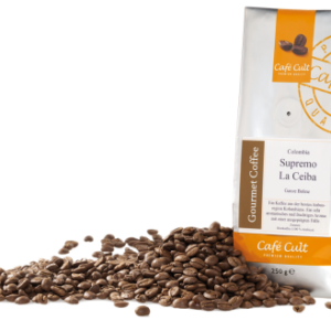 Kaffee Colombia Supremo "La Ceiba" in 250 g Tüte, ganze Bohne