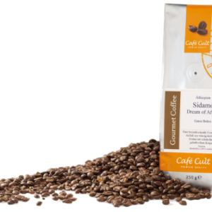 Kaffee Äthiopien Sidamo in 250 g Tüte, ganze Bohne