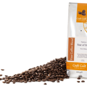 Kaffee Espresso "Star of Italy" in 250 g Tüte, ganze Bohne