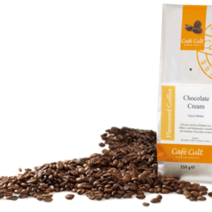Kaffee "Chocolate Cream" in 250 g Tüte, ganze Bohne, aromatisiert