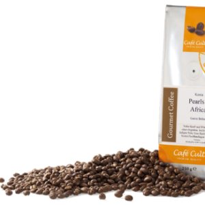 Kaffee Kenya "Pearls of Africa" in 250 g Tüte, ganze Bohne