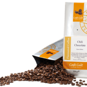 Kaffee "Chili-Chocolate" in 250 g Tüte, ganze Bohne, aromatisiert