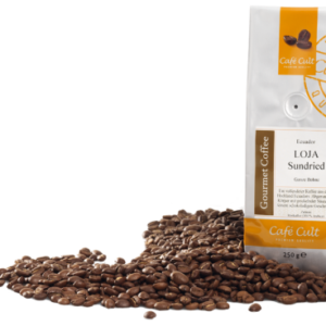Kaffee  Ecuador Loja Sun dried organic in 250 g Tüte, ganze Bohne DE-ÖKO-003