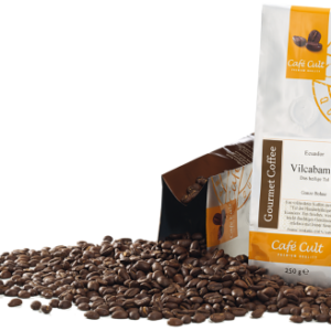 Kaffee Ecuador Vilcabamba in 250 g Tüte, ganze Bohne