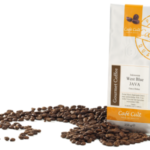 Kaffee Indonesien West Blue Java in 250 g Tüte, ganze Bohne