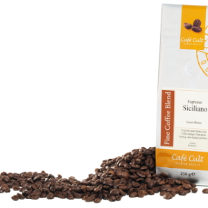 Kaffee Espresso Siciliano in 250 g Tüte, ganze Bohne