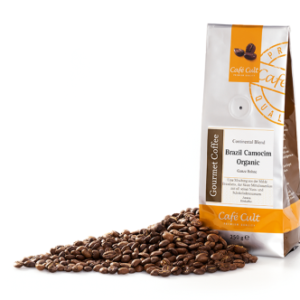 Kaffee Brazil Camocim Organic in 250 g Tüte, ganze Bohne DE-ÖKO-003
