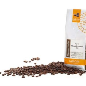 Kaffee Uganda Mount Rwenzori AA in 250 g Tüte, ganze Bohne